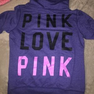 Victoria’s Secret pink sweat shirt